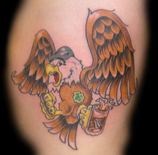 Jimmy Johnson original tattoo Eagle Tattoo